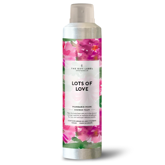 shower foam | lots of love