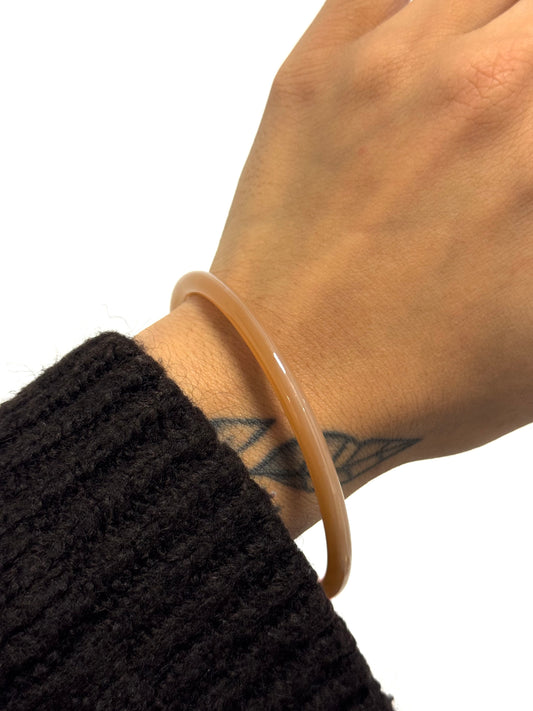 SMALL BANGLE CARAMEL