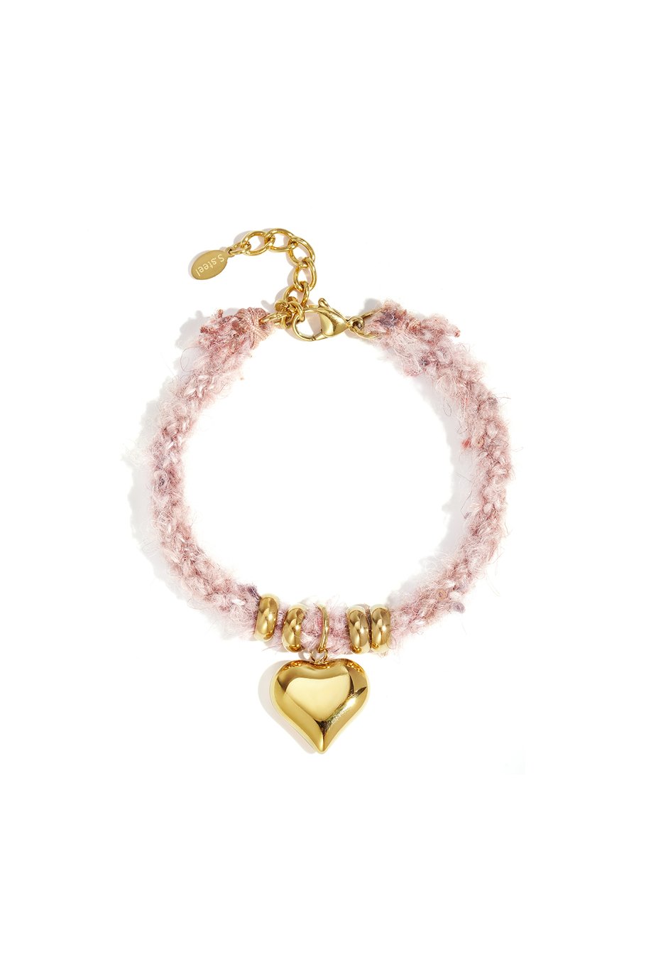 FLUFFY FALL BRACELET PINK