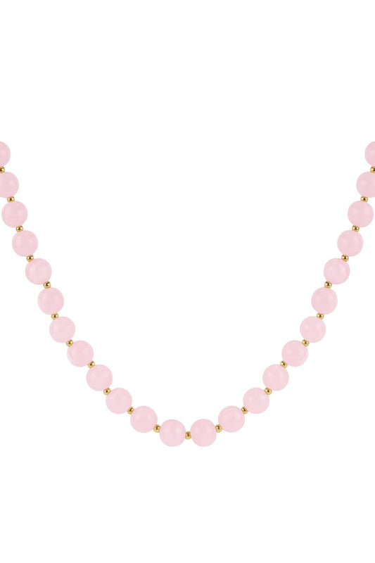 Vintage Vibe Necklace Pink
