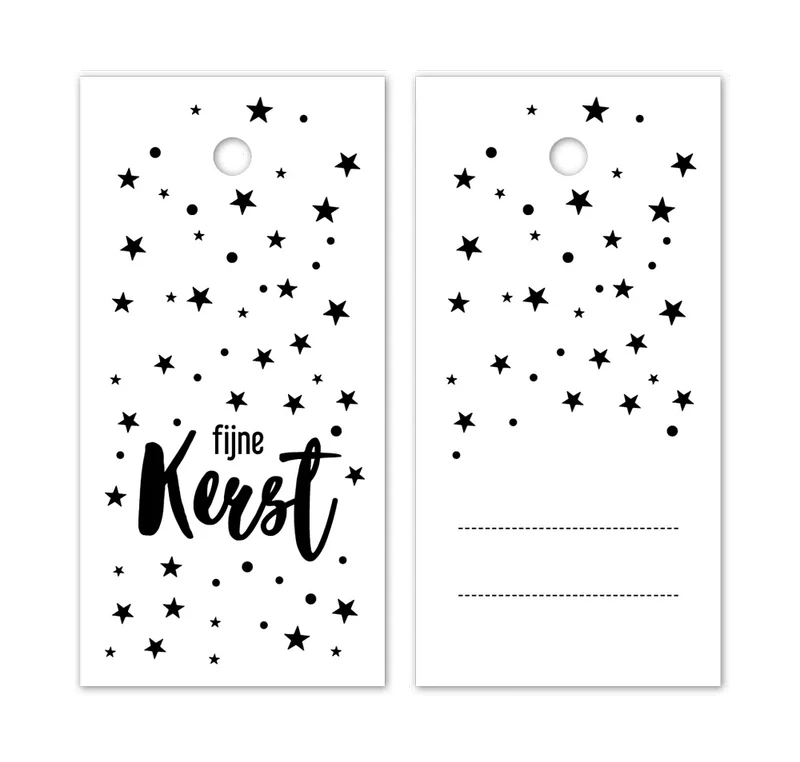 CADEAULABELS | FIJNE KERST WIT