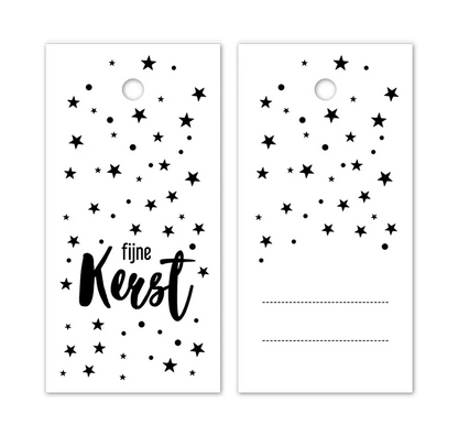 CADEAULABELS | FIJNE KERST WIT