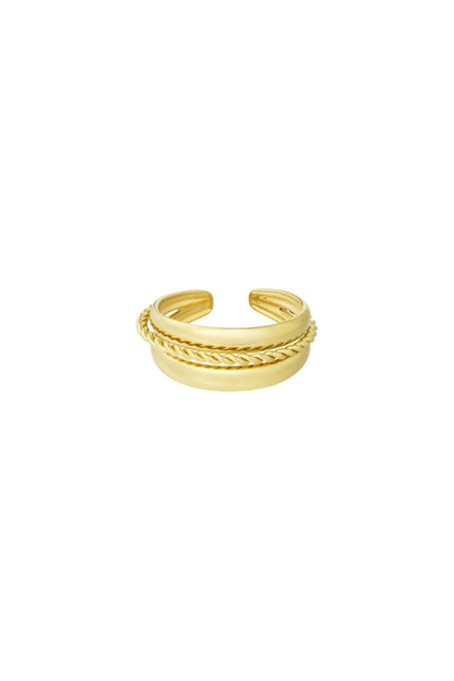 Triple Rings Gold