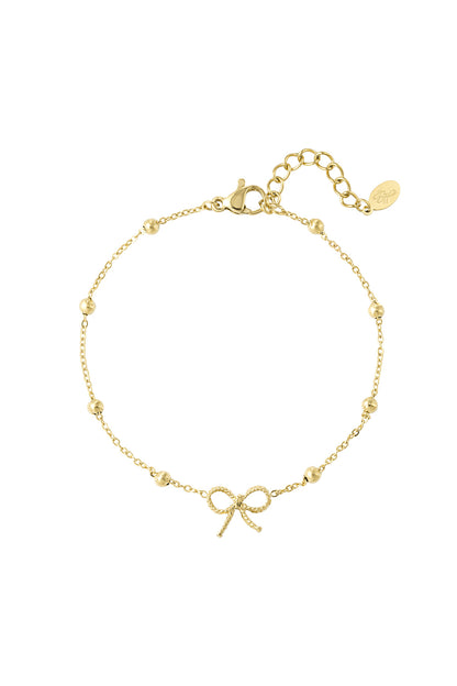 Dreamy Bow Bracelet Gold