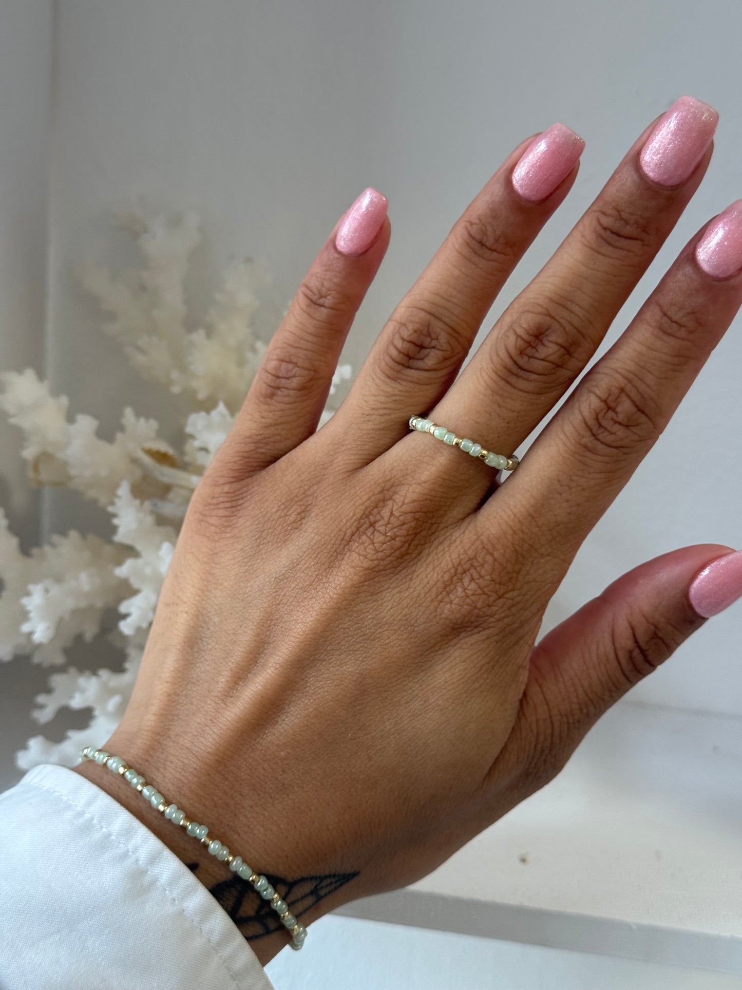 Mint Glow | Miyuki Bracelet