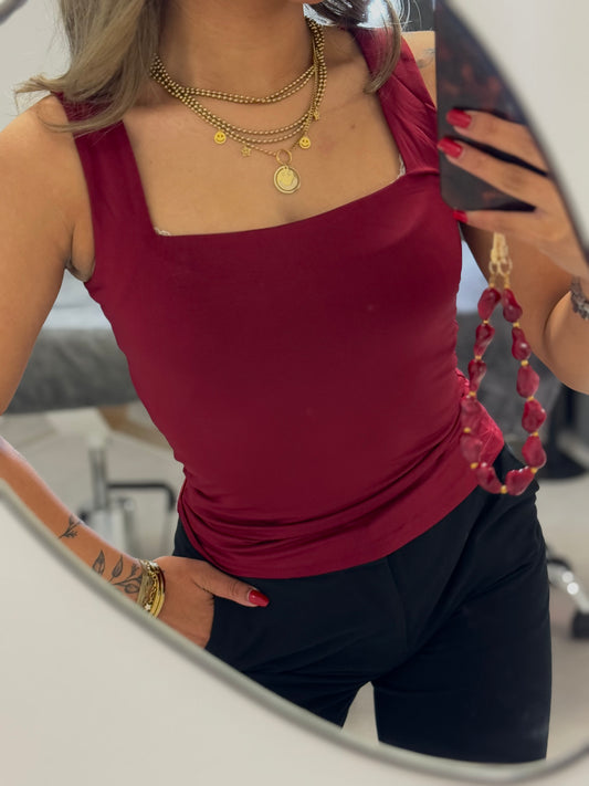 BY SWAN BASIC TOP | BORDEAUX
