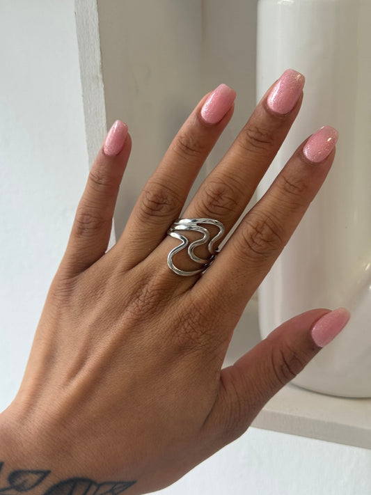 Swirl Ring Silver