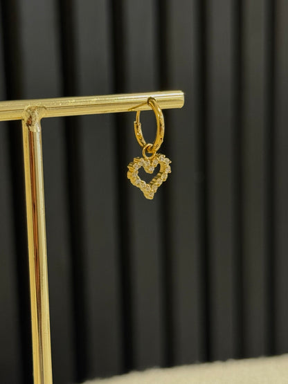 STRASSY LOVE EARRINGS GOLD