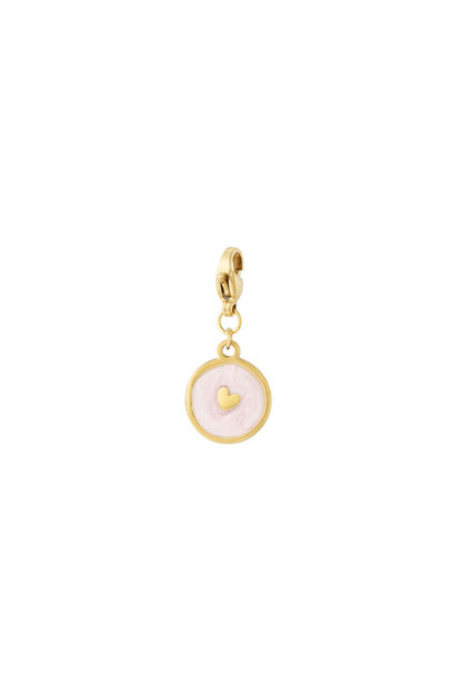 Lovely Coin Charm Pink