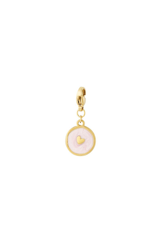 Lovely Coin Charm Pink