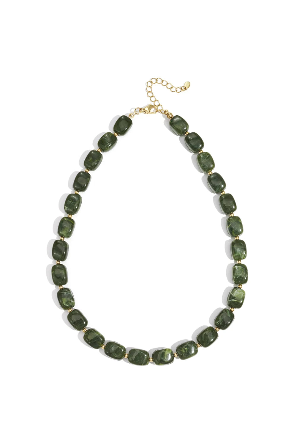 RETRO NECKLACE ARMY GREEN