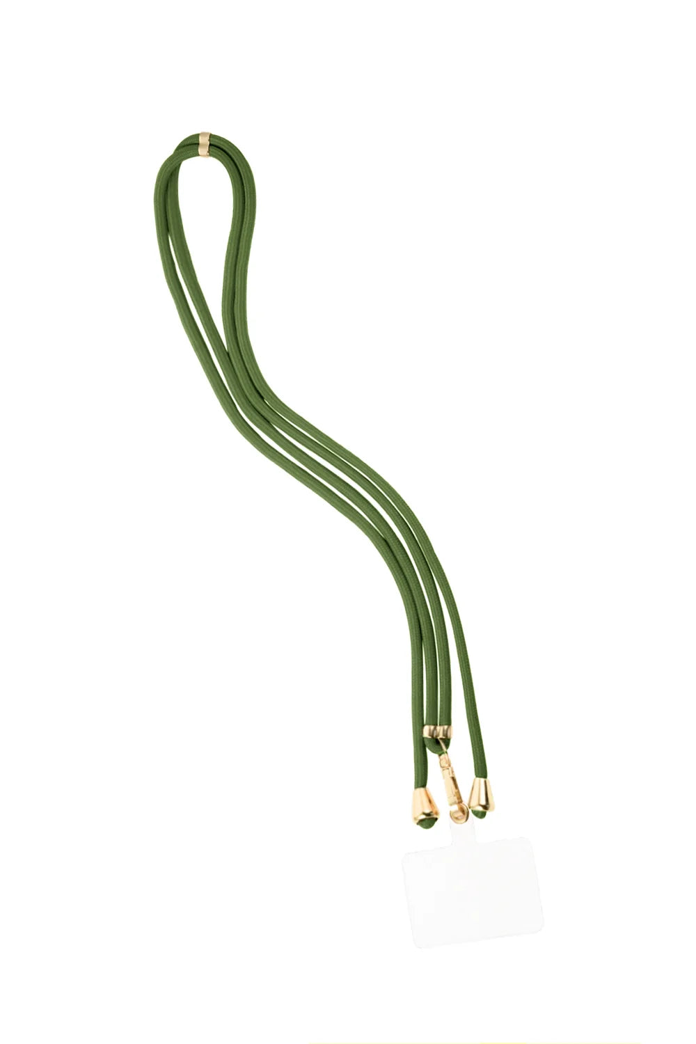 LONG PHONE CORD OLIVE GREEN