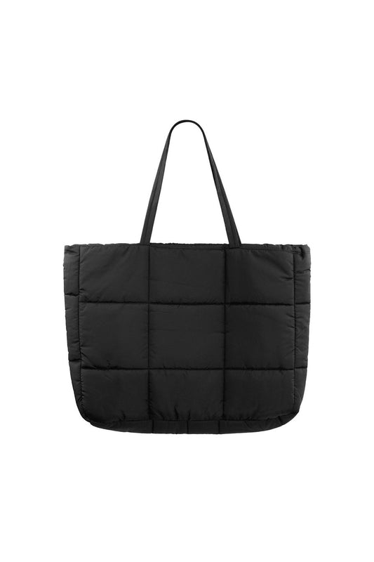 Big Padded Shopper Black