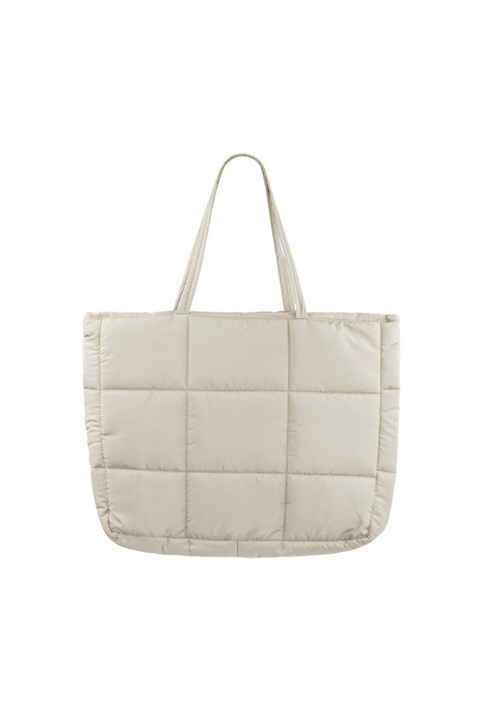 Big Padded Shopper Beige