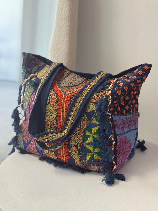 Ibiza Beach Bag Dark Blue