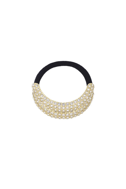 Strassy Double Hair Tie Gold