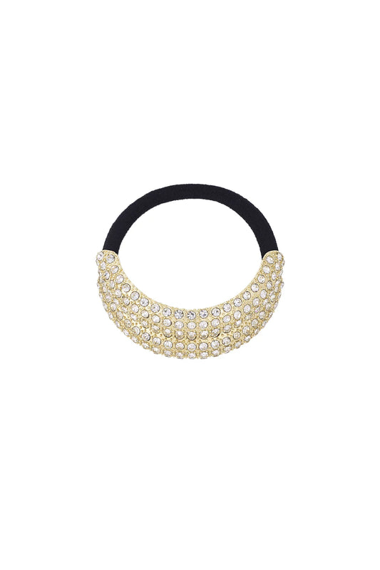 Strassy Double Hair Tie Gold