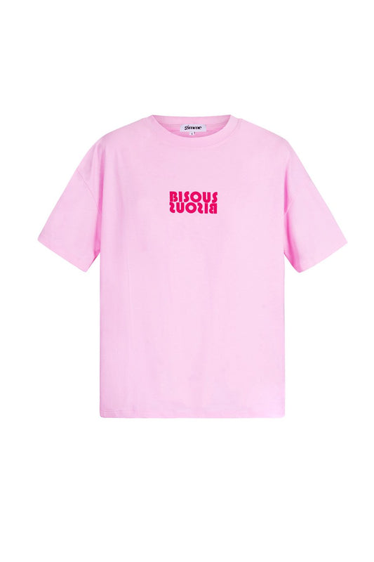 Bisous T-Shirt Pink