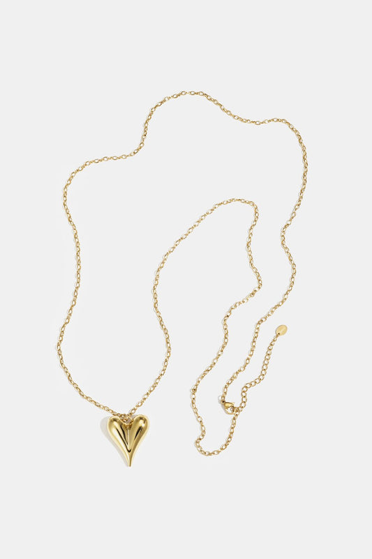 LONG HEART NECKLACE GOLD