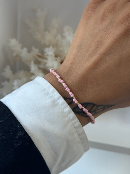 Pink Puff | Miyuki Bracelet