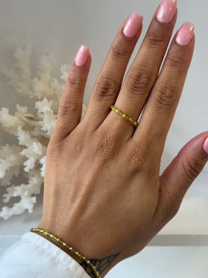 OIive Glow | Miyuki Bracelet
