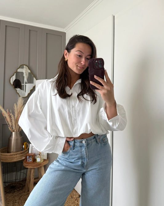 PUFF SLEEVE BLOUSE WHITE
