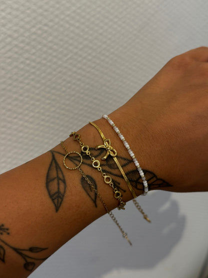 MIYUKI MIXED PEARLS BRACELET