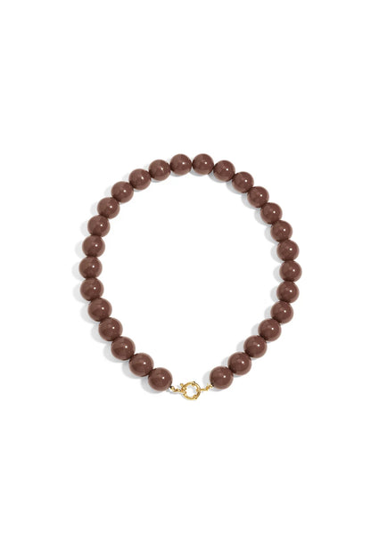 BEAD NECKLACE CHOCO