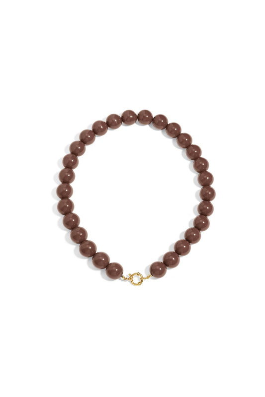BEAD NECKLACE CHOCO