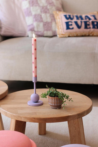 SMILEY PINK LEDKAARSEN S/2