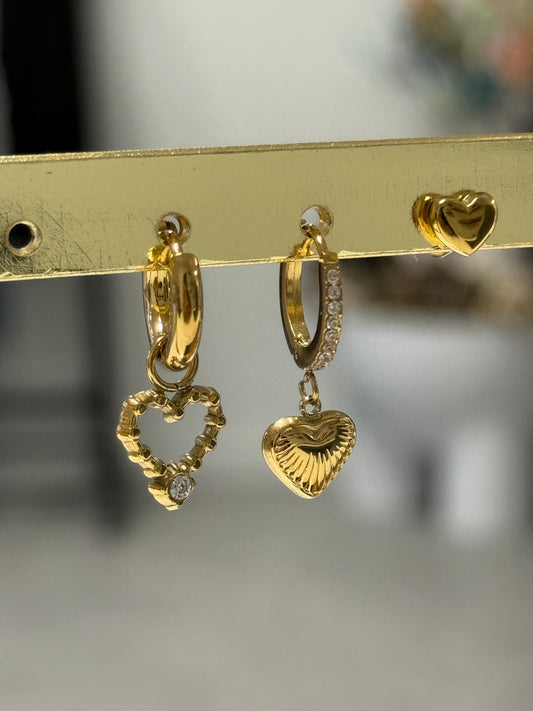 twisted love hoops gold | one piece