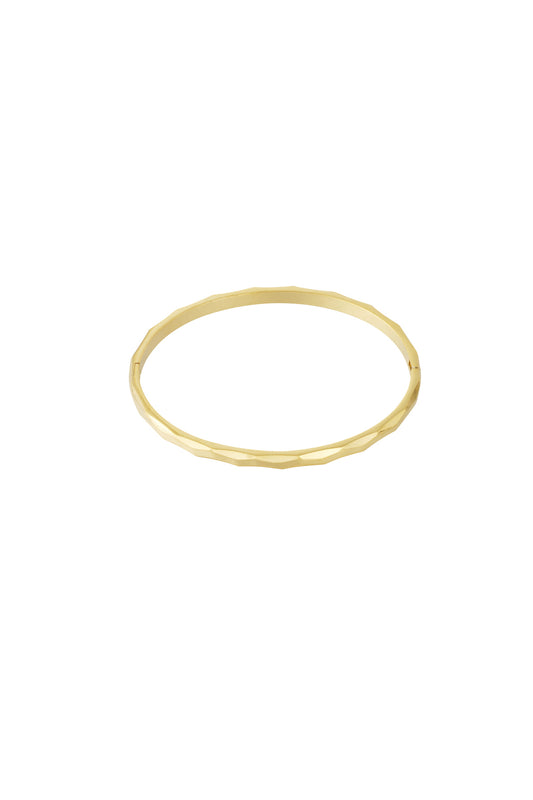 Geometric Bangle Gold