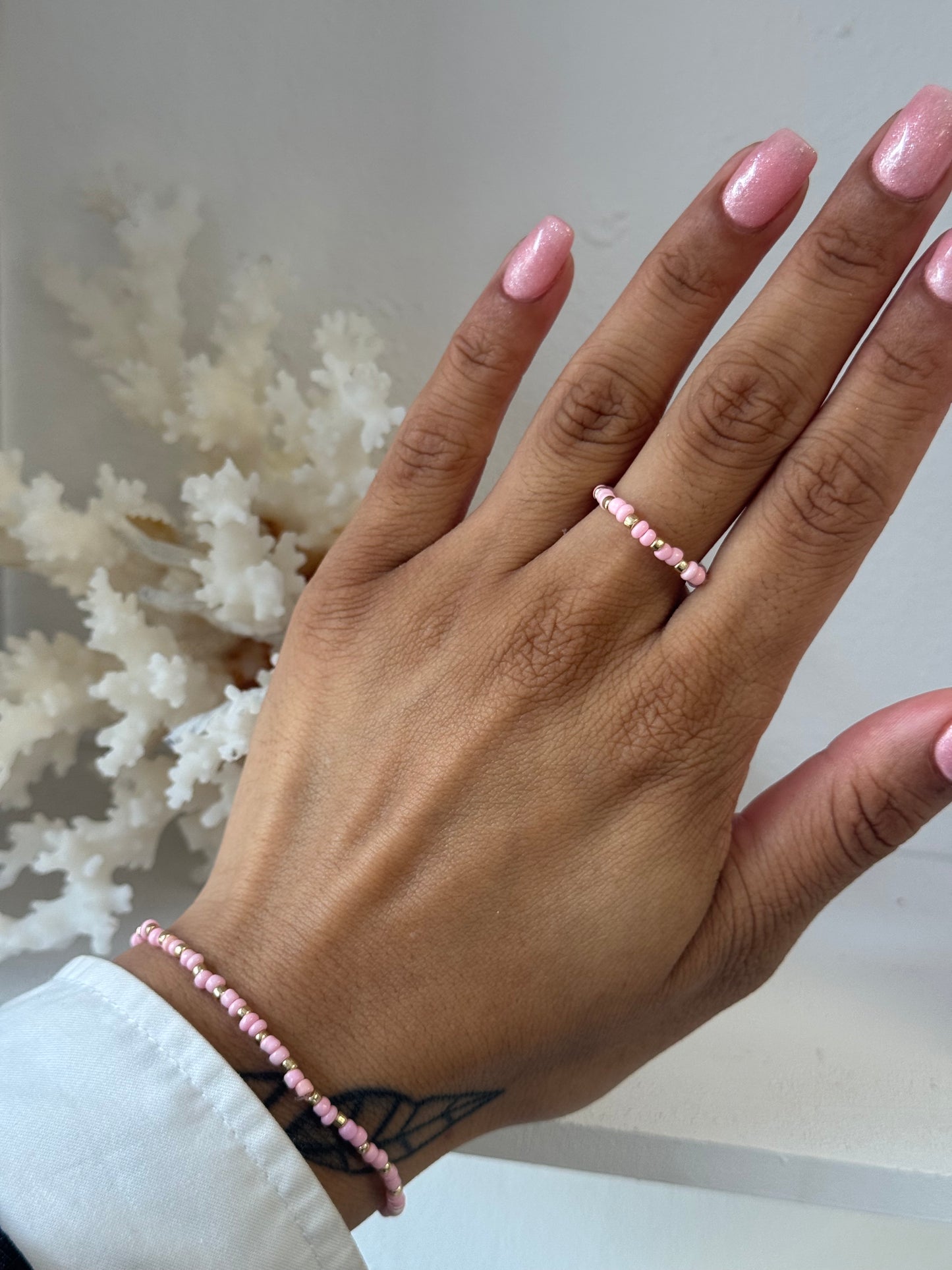 Pink Puff | Miyuki Bracelet