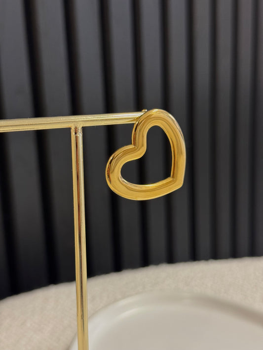 OPEN LOVE EARSTUDS GOLD