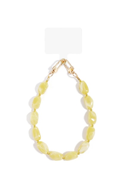 phone cord | yellow