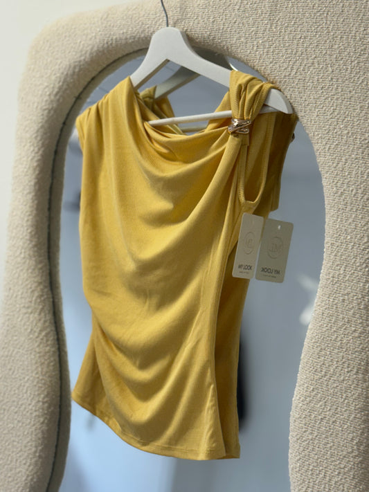 Alma Top | Butter Yellow