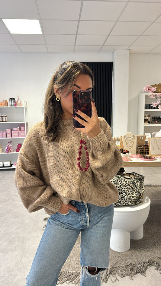 COZY KNIT CAMEL