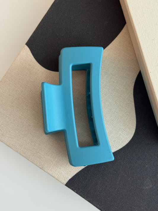 Basic Hairclip Teal Blue
