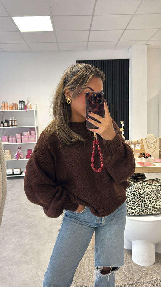 COZY KNIT CHOCO