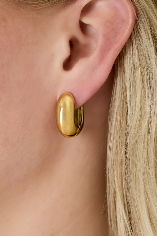Chunky Hoops Gold