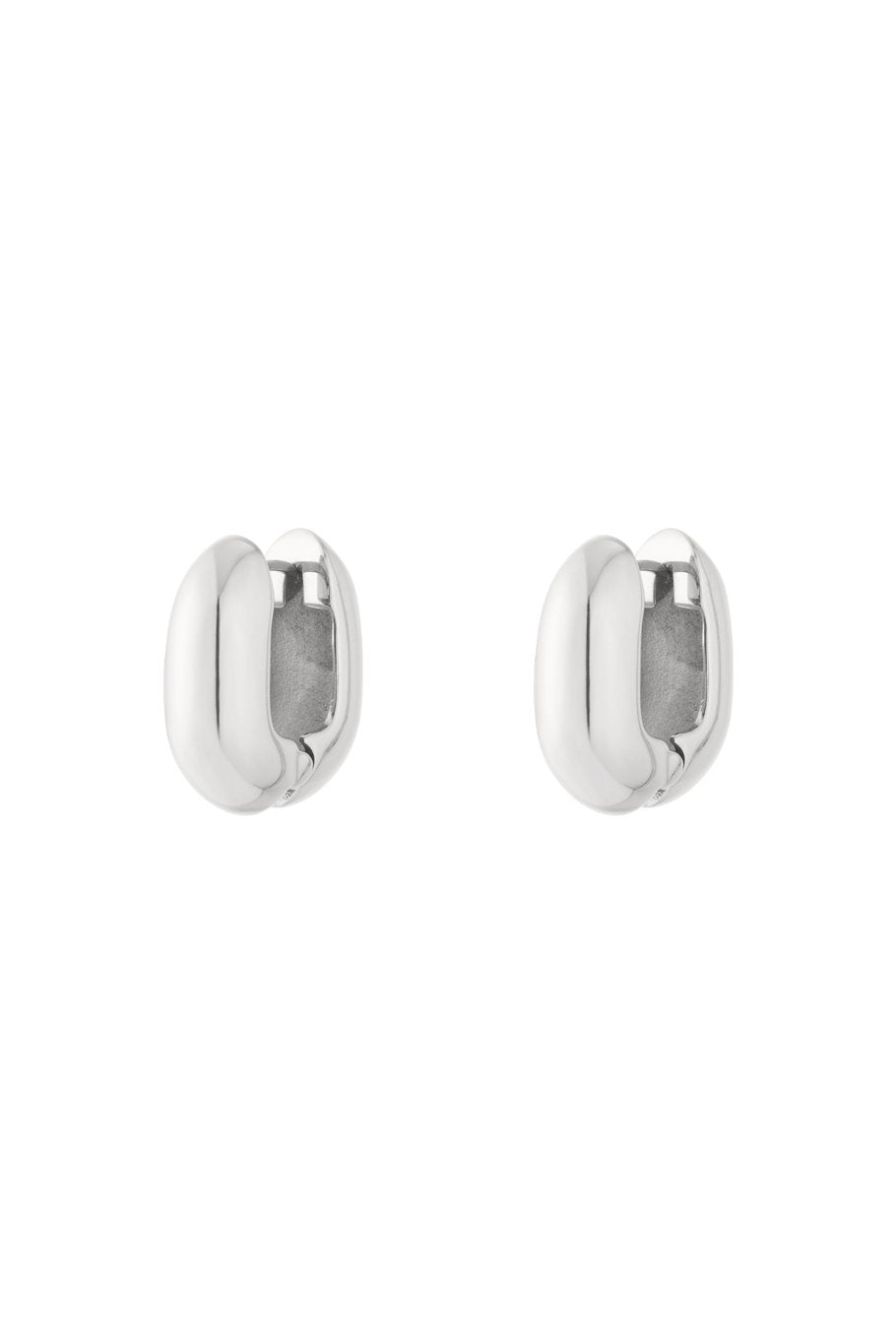 Chunky Hoops Silver