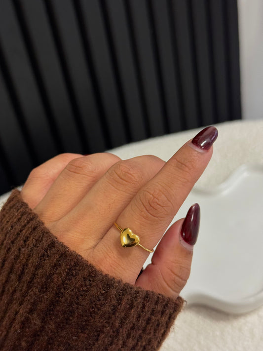 MINI HEART RING GOLD