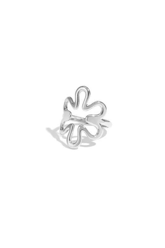 Flower Ring Silver