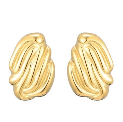 STRUCTURED EARSTUDS GOLD