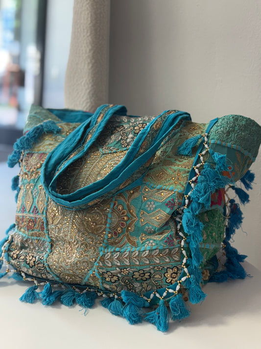 Ibiza Beach Bag Aqua