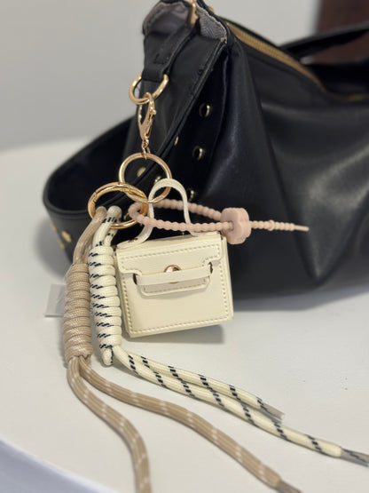 Bag Charm Beige