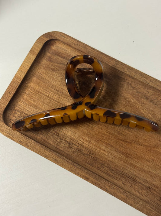 MEGA LEO HAIRCLIP BROWN