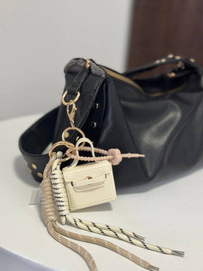 Bag Charm Beige