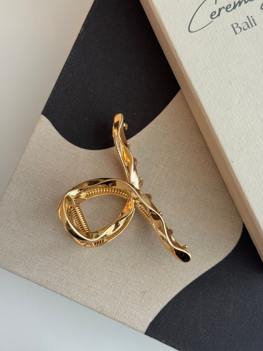 Basic Hairclip Midi Gold