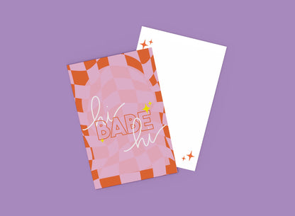 Wenskaart | Hi Babe